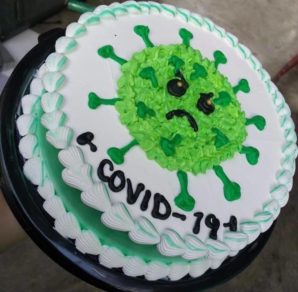 Covid-19 birthday cake